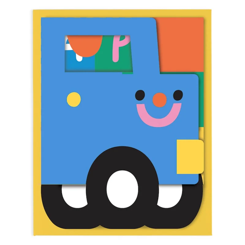 Truck Fold Out Birthday Greetings Card by Susie Hammer for Wrap