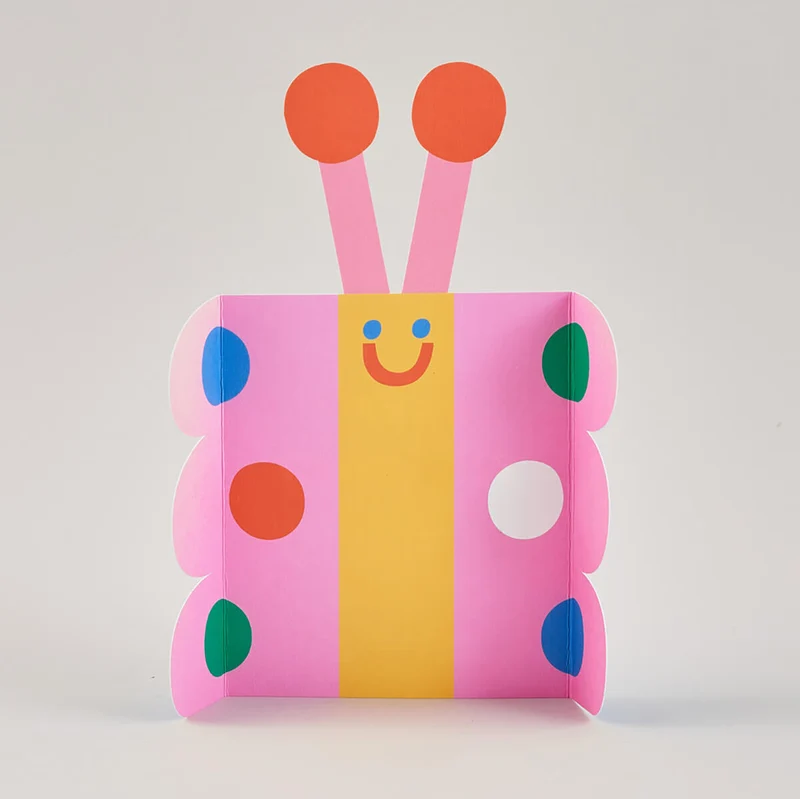 Butterfly Fold Out Birthday Greetings Card by Susie Hammer for Wrap