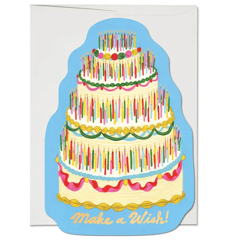 Make A Wish Greetings Card by Red Cap Cards