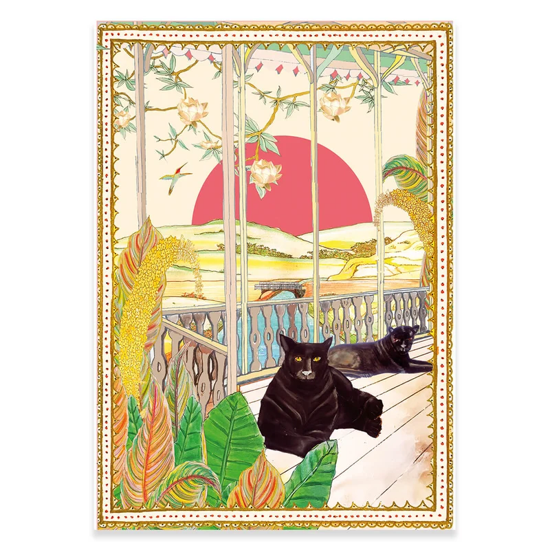 Wild Times Greetings Card by Wildflower Cards