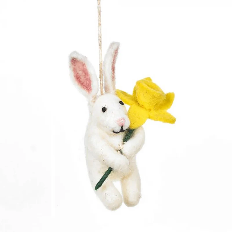 Delilah Bunny Hanging Decoration by Felt So Good